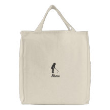 Damen-Golf-Taschen-Tasche gestickt
