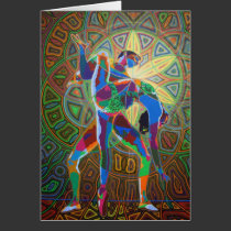 dancing digital - 2012 as greeting card karten