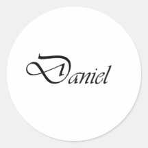 Daniel Autocollants Ronds
