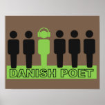 Dänischer Dichter Posterdrucke