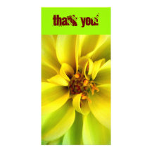 Danke (yellowflower) individuelle foto karten