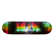 Dans des mes écouteurs skateboards personnalisés