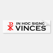 Dans Signo hoc Vinces Autocollants Pour Voiture
