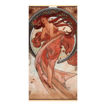 Danse d'Alfons Mucha Carte Avec Photo