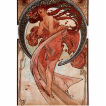 Danse d'Alfons Mucha Photo En Découpe