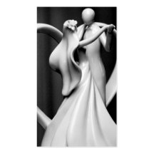 danse d'amour cartes de visite professionnelles