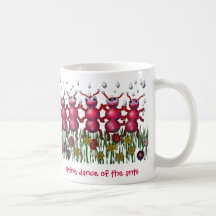 danse de fourmi tasse à café