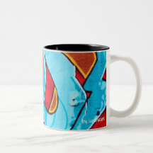 Danse de thé d'art de rue mug