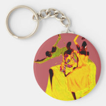 DANSEUR AFRO PORTE-CLEFS