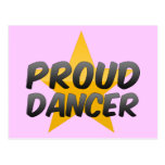 Danseur fier carte postale