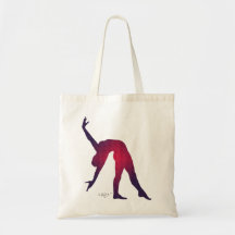Danseur pourpre de salto de fusion sacs fourre-tout