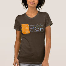 *DARK SHIRTS* de poissons de confiture d'oranges T-shirts
