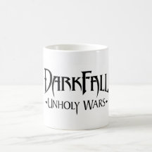 Darkfall ruchlose Kriegs-klassischer weißer Becher Tassen