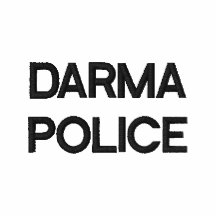 DARMA POLIZEI BESTICKTES SHIRT