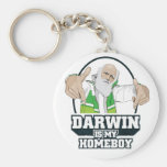 Darwin est mon Homeboy (polychrome) Porte-clef