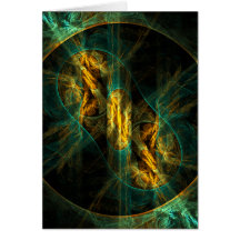 Das Auge der Dschungel-abstrakten Kunst-Anmerkungs