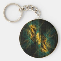 Das Auge der Dschungel-abstrakten Kunst Keychain Schlüsselband