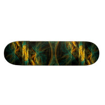 Das Auge des Dschungel-abstrakten KunstSkateboard Individuelle Skatedecks