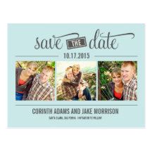 "Das" Datum - Save the Date Karte Postkarte
