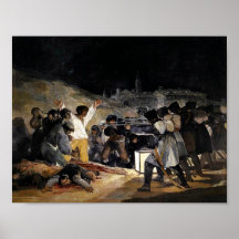 Das Drittel von Mai durch Francisco de Goya Plakatdruck