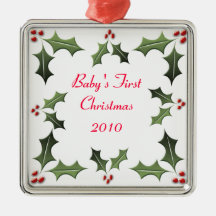 das erste Christmas2010 des Weihnachtenstechpalmen Ornament