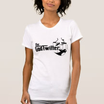 Das GodTwitter - Damen, weiß Tshirts
