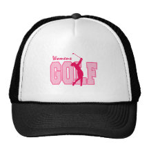 Das Golf der rosa Frauen Retrokultcap