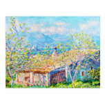 Das Haus des Gärtners in Antibes Claude Monet Postkarten