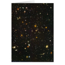 Das Hubble ultra tiefe Feld Grußkarte