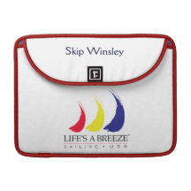 Das Leben ist ein personalisiertes Breeze®_Sailing Sleeves Für MacBooks