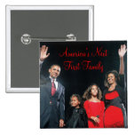 Das Obamas: Amerikas folgender 1. Familien-Knopf Buttons