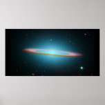 Das sombrero-Galaxie-Plakat