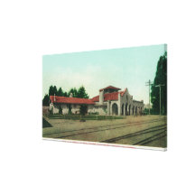 Das südliche pazifische Eisenbahn-Depot Gespannter Galeriedruck