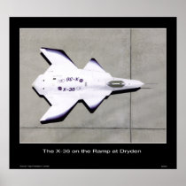 Das X-36 auf der Rampe bei Dryden - die NASA