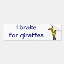 DB, I Bremse für Giraffen-Autoaufkleber