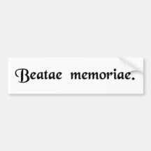 De la mémoire bénie adhésifs pour voiture