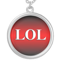 ~ de LOL riant le collier bruyant de rouge de ~