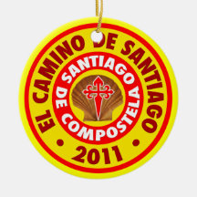 De Santiago 2011 EL Camino Weihnachtsornament