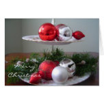 Décorations élégantes de Noël Carte De Vœux