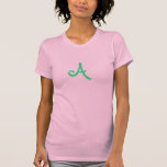 Décoré d'un monogramme une pièce en t t-shirt