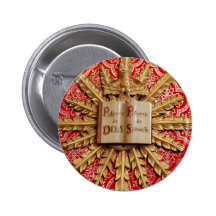 Dekorationen der katholischen Kirche Button