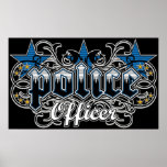 Dekorativer Polizeibeamte Plakatdruck
