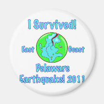 Delaware-Erdbeben von 2011 Kühlschrankmagnete
