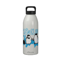 Déplacement (pingouins) bouteilles d'eau