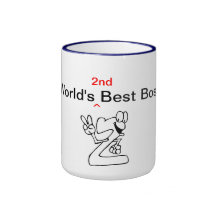 Der 2. beste Chef der Welt Tee Tasse