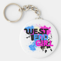 Der 80er der Westenden-Mädchen-Frauen Schlüsselband