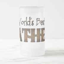 Der beste Vater-mattierter Becher der Welt Haferl