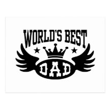 Der beste Vati der Welt Postkarte