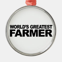Der bestste Bauer der Welt Weihnachtsornament