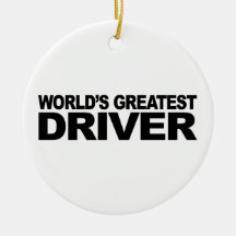 Der bestste Fahrer der Welt Ornamente